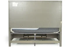 Mor Furniture Ontario Panel Bed W/ Storage In Gray, Eastern King
