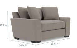 Mor Furniture Oracle Chair In Regis Sable Ii
