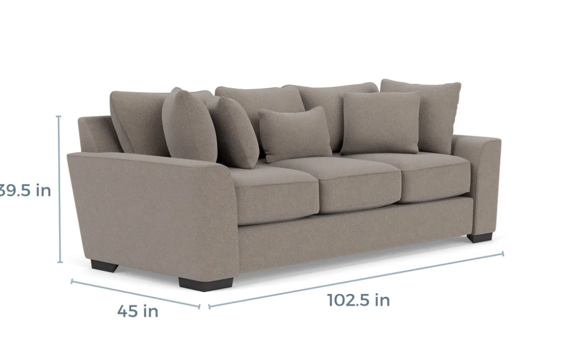 Mor Furniture Oracle Large Sofa & Loveseat, Down - Custom Order