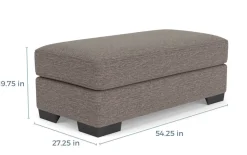 Mor Furniture Oracle Ottoman In Envy Bark