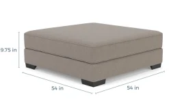 Mor Furniture Oracle Oversized Ottoman - Custom Order