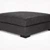 Mor Furniture Oracle Oversized Ottoman In Envy Ebony