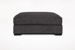 Mor Furniture Oracle Oversized Ottoman In Envy Ebony