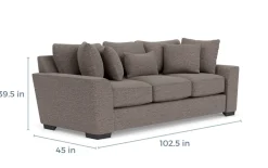 Mor Furniture Oracle Queen Sleeper Sofa In , Down