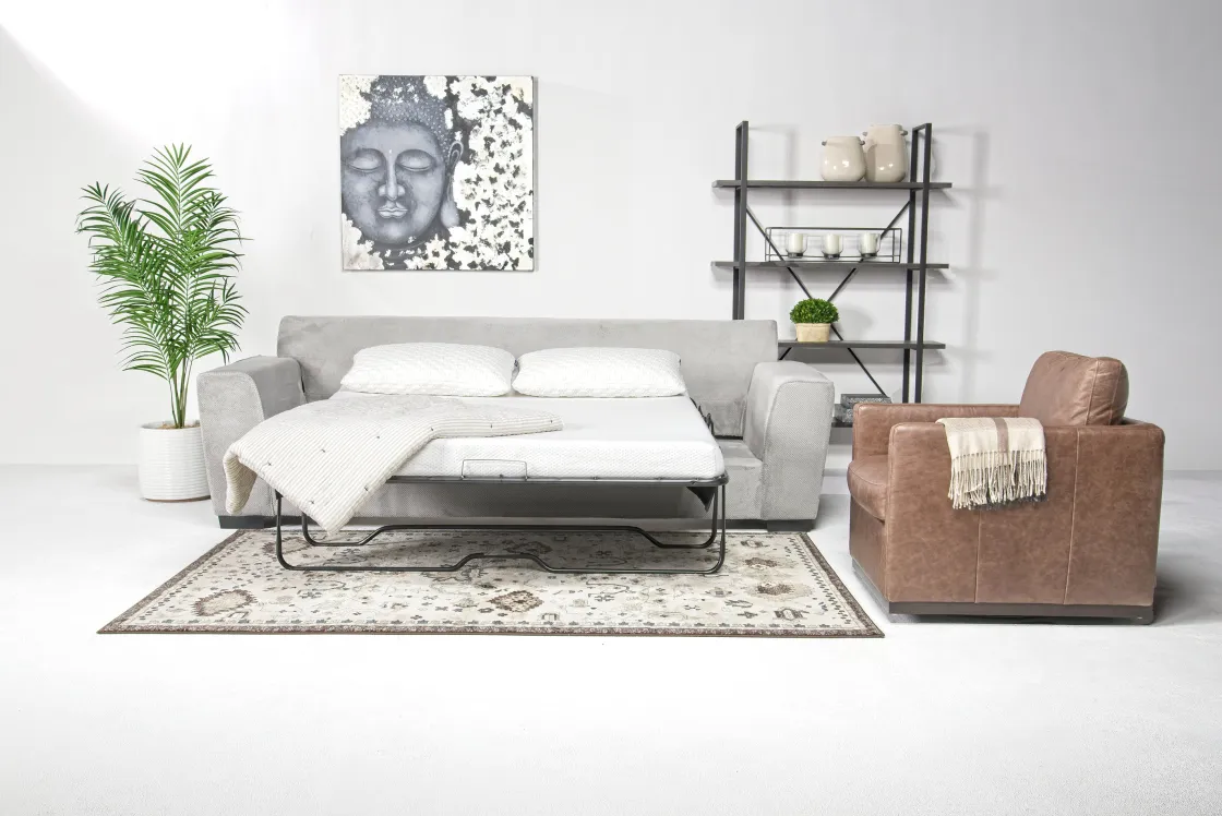 Mor Furniture Oracle Queen Sleeper Sofa In , Down