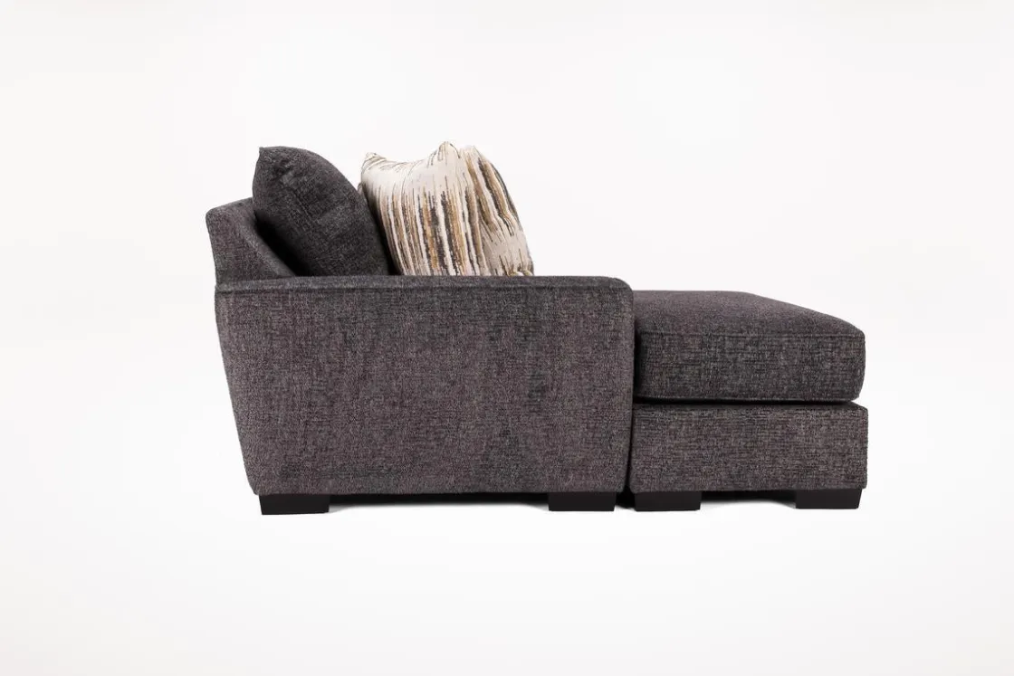 Mor Furniture Oracle Reversible Sofa Chaise In Envy Bark