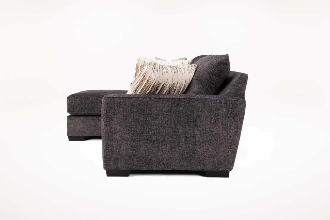 Mor Furniture Oracle Reversible Sofa Chaise In Envy Bark