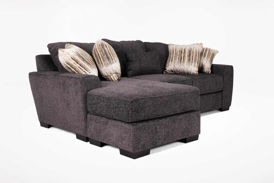 Mor Furniture Oracle Reversible Sofa Chaise In Envy Bark
