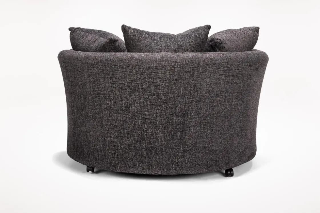 Mor Furniture Oracle Swivel Chair In Envy Bark