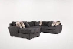 Mor Furniture Oracle Tux Loveseat Chaise Sectional In , Left Facing, Down
