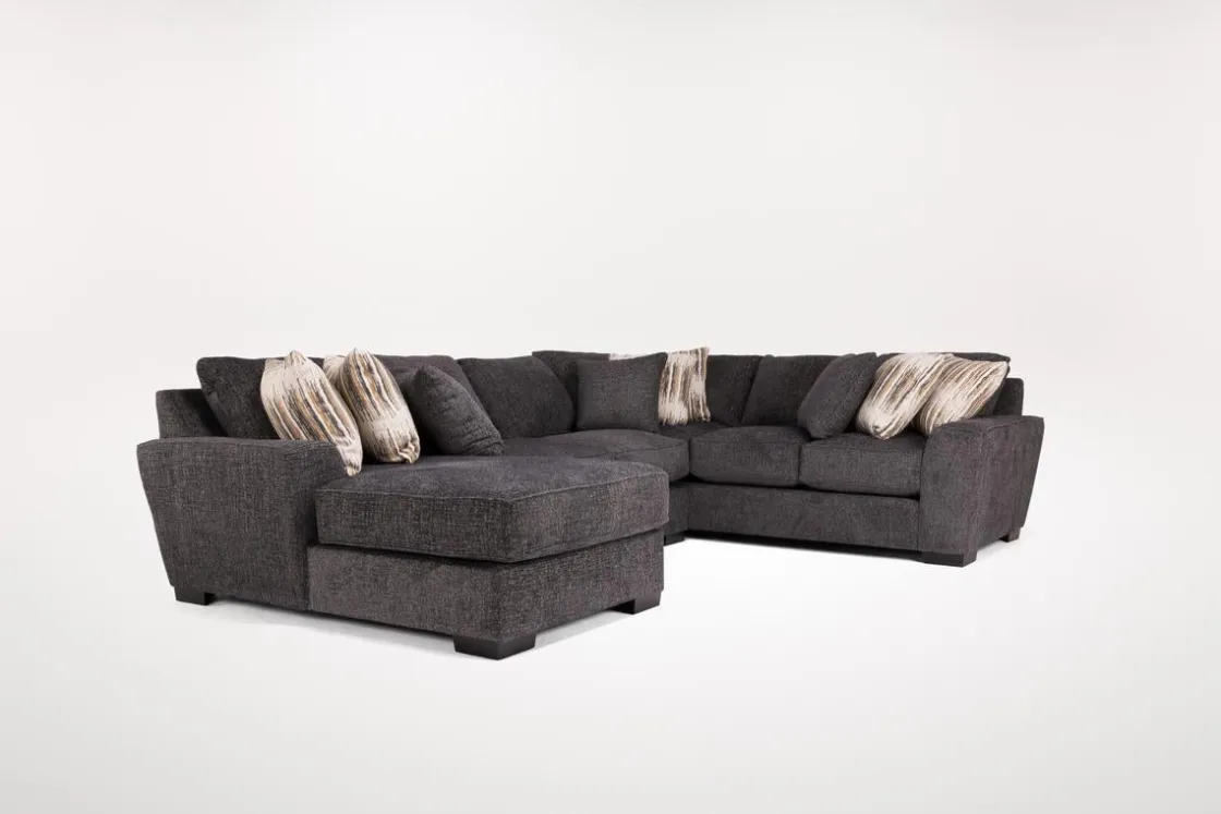 Mor Furniture Oracle Tux Loveseat Chaise Sectional In , Left Facing, Down