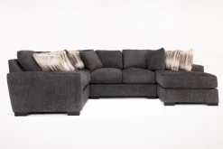 Mor Furniture Oracle Tux Loveseat Chaise Sectional In , Left Facing, Down