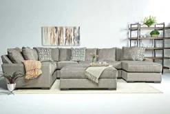 Mor Furniture Oracle Tux Sofa Chaise Sectional, Left Facing, Down - Custom Order