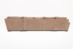 Mor Furniture Oracle Tux Sofa Chaise Sectional In Envy Ebony, Left Facing, Down