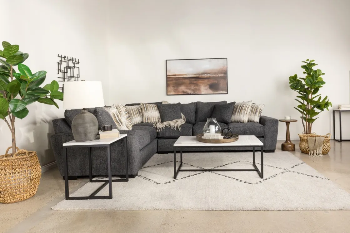 Mor Furniture Oracle Tux Sofa Sectional In , Left Facing, Down