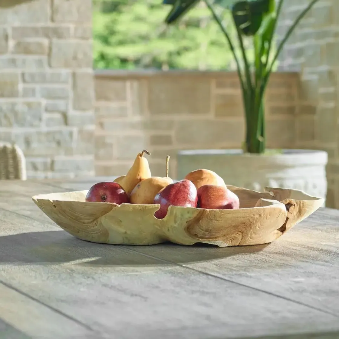 Mor Furniture Organic Embrace Bowl In Brown