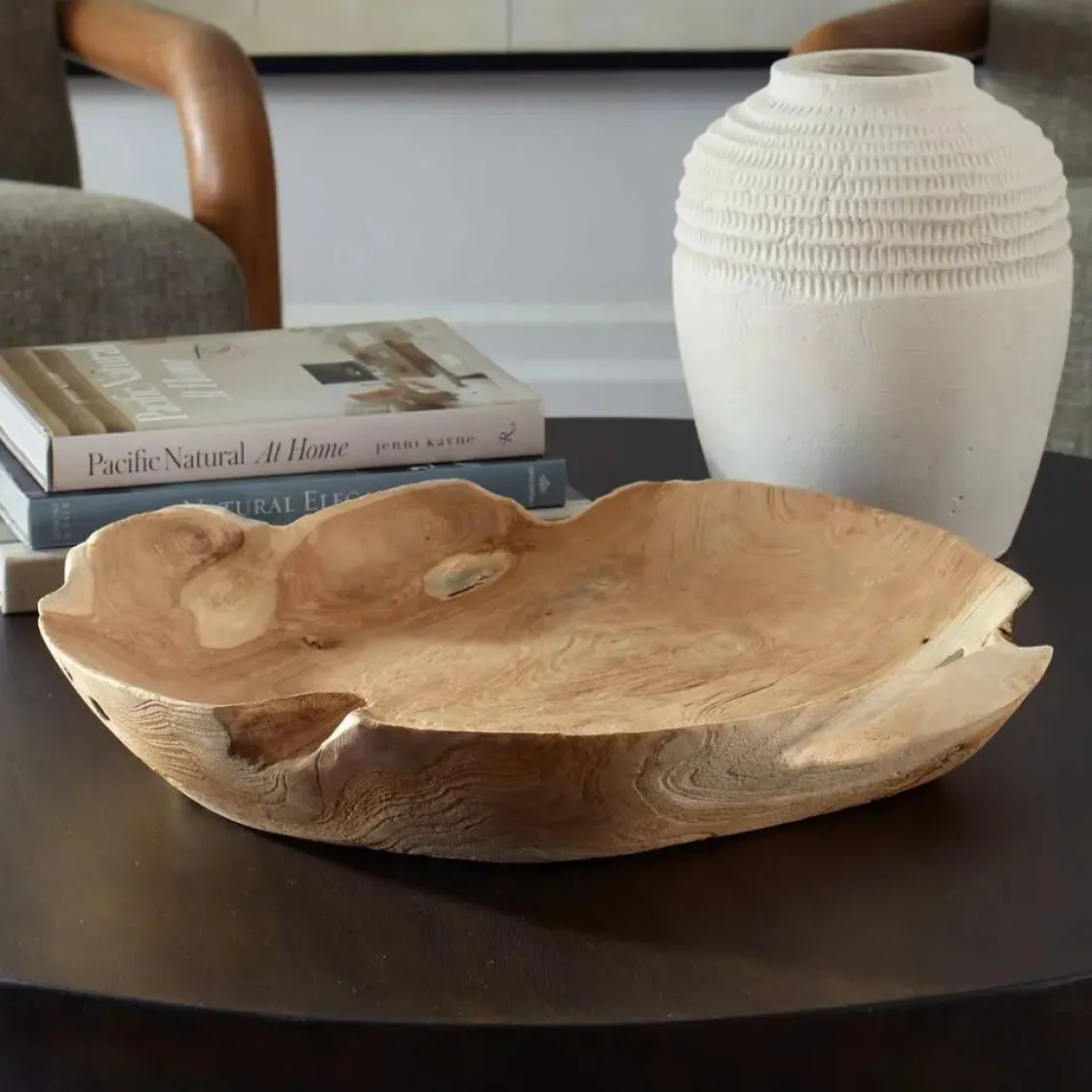 Mor Furniture Organic Embrace Bowl In Brown