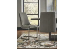 Mor Furniture Oxford Arm Chair In Basalt Gray, Set Of 2