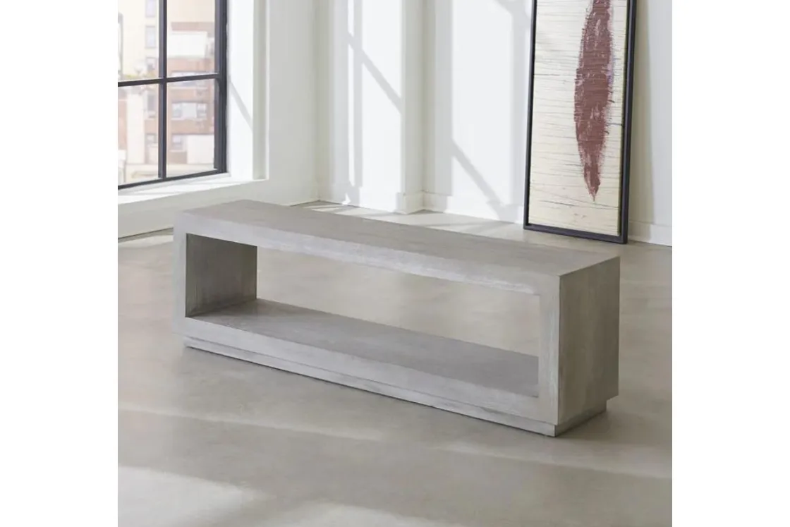 Mor Furniture Oxford Dining Bench In Basalt Gray
