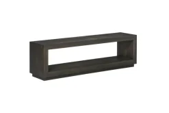 Mor Furniture Oxford Dining Table & 4 Chairs & Bench In Basalt Gray