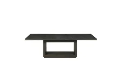 Mor Furniture Oxford Dining Table & 4 Chairs & Bench In Basalt Gray