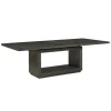 Mor Furniture Oxford Dining Table In Basalt Gray