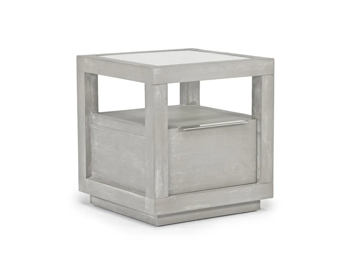 Mor Furniture Oxford End Table In Mineral
