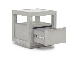 Mor Furniture Oxford End Table In Mineral