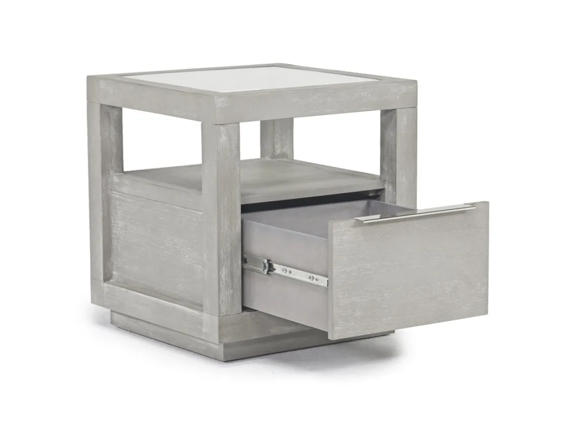 Mor Furniture Oxford End Table In Mineral