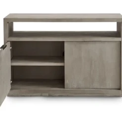 Mor Furniture Oxford Media Console In Mineral, 74 Inch