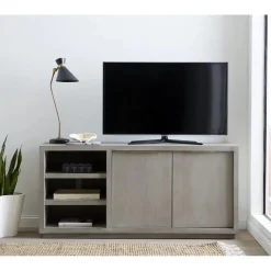Mor Furniture Oxford Media Console In Mineral, 74 Inch