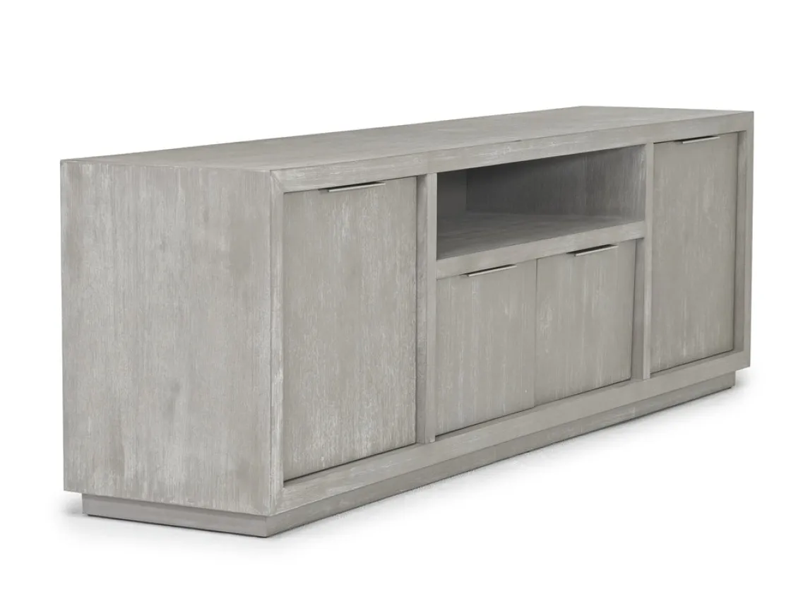 Mor Furniture Oxford Media Console In Mineral, 74 Inch