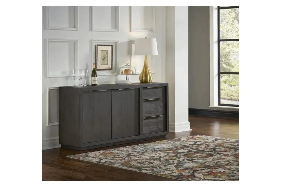 Mor Furniture Oxford Sideboard In Basalt Gray