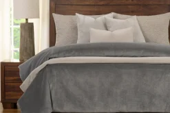 Mor Furniture Padma Duvet Set In Harbor Gray, 5 Piece, Queen