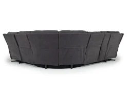 Mor Furniture Palencia 6 Piece 3 Power Sectional In Trento Dove