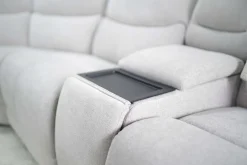 Mor Furniture Palencia 3 Power Console Loveseat In Trento Charcoal