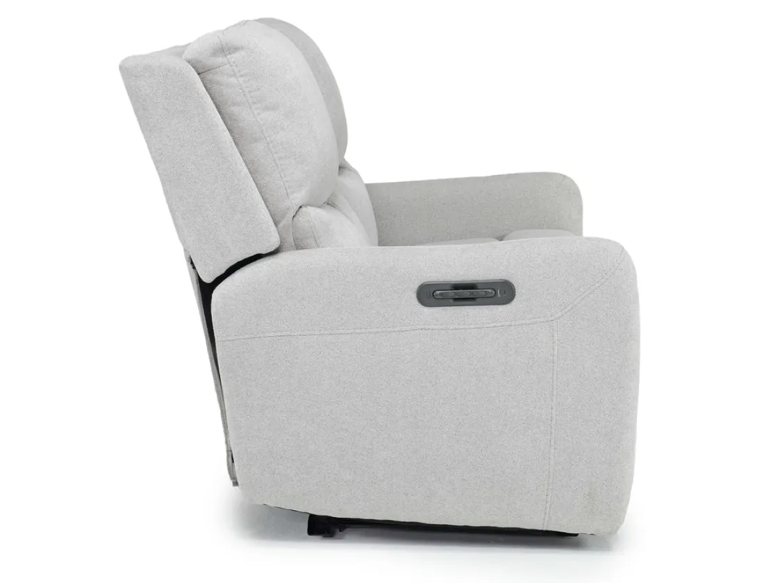 Mor Furniture Palencia 3 Power Loveseat In Trento Charcoal
