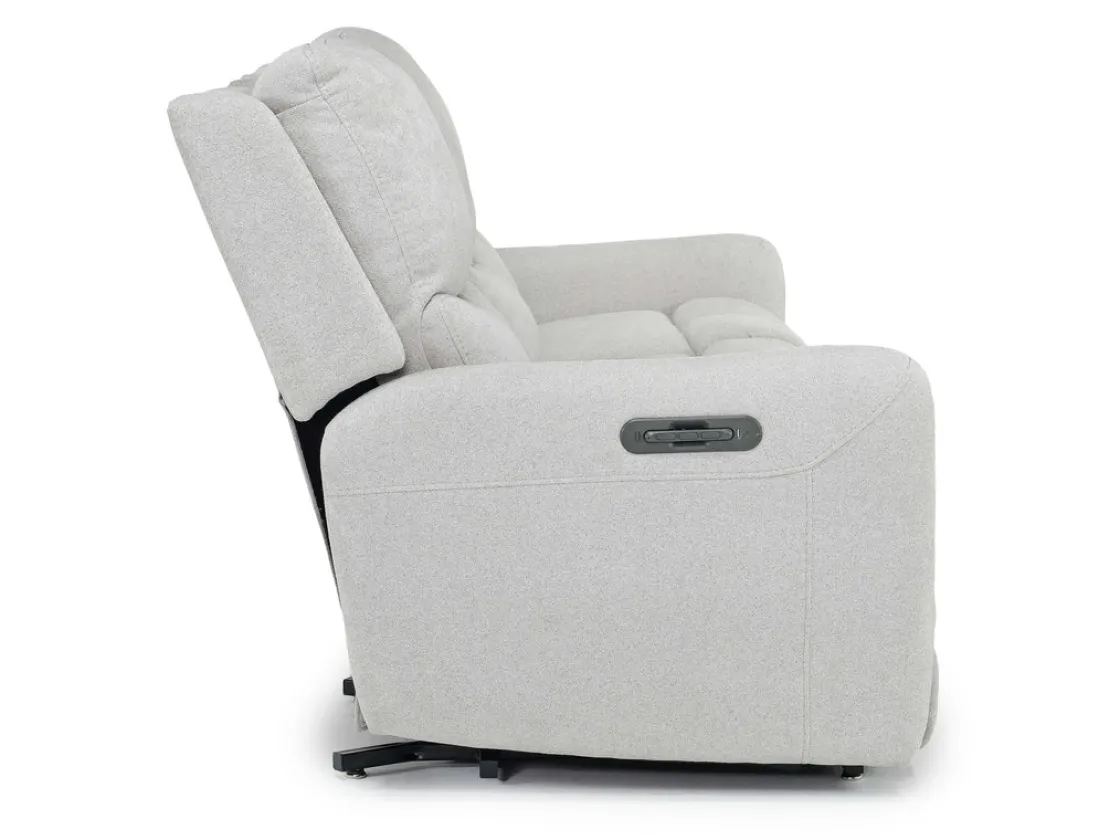 Mor Furniture Palencia 3 Power Loveseat In Trento Charcoal