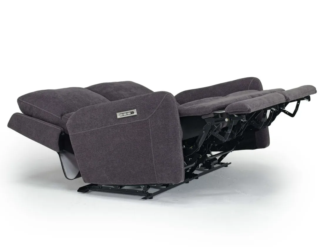 Mor Furniture Palencia 3 Power Loveseat In Trento Charcoal