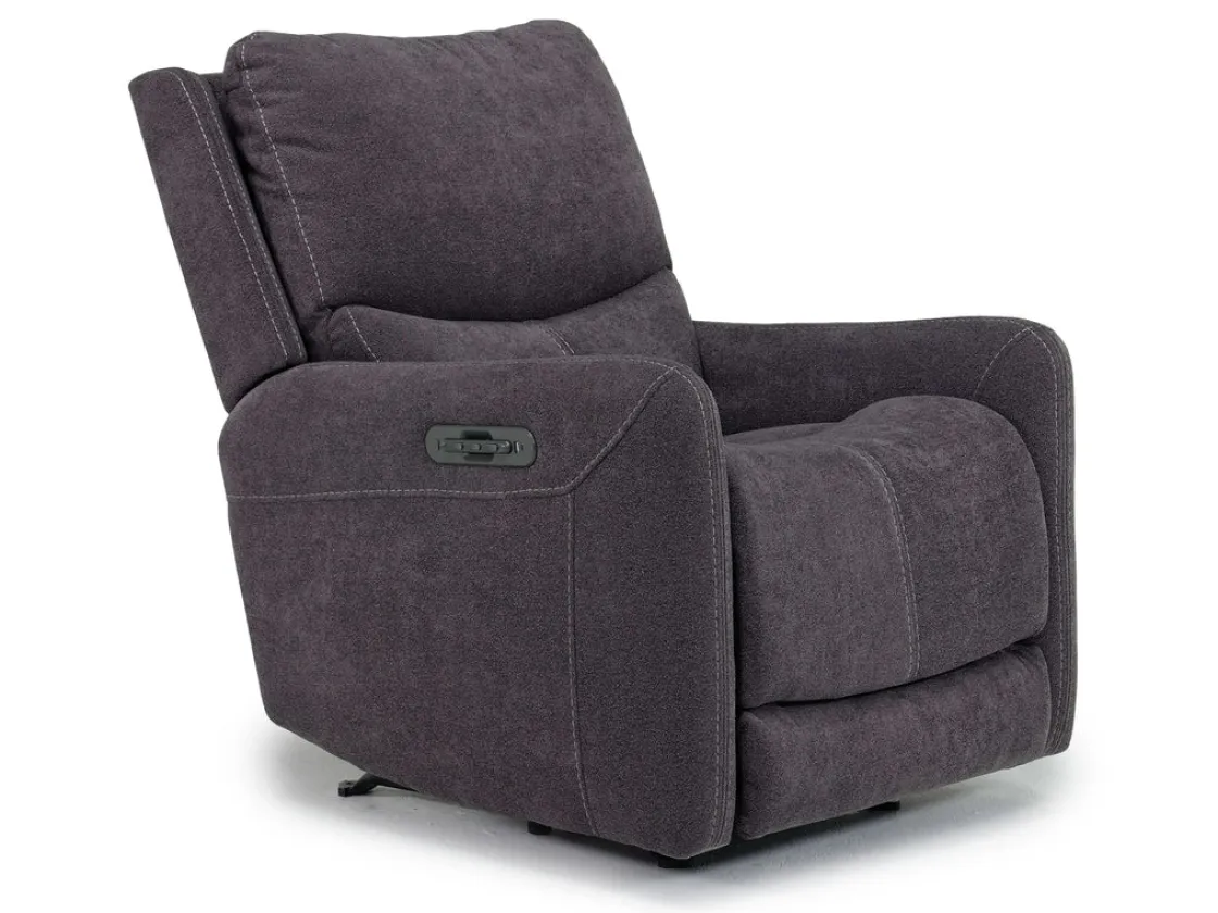 Mor Furniture Palencia 3 Power Rocker Recliner In Trento Charcoal