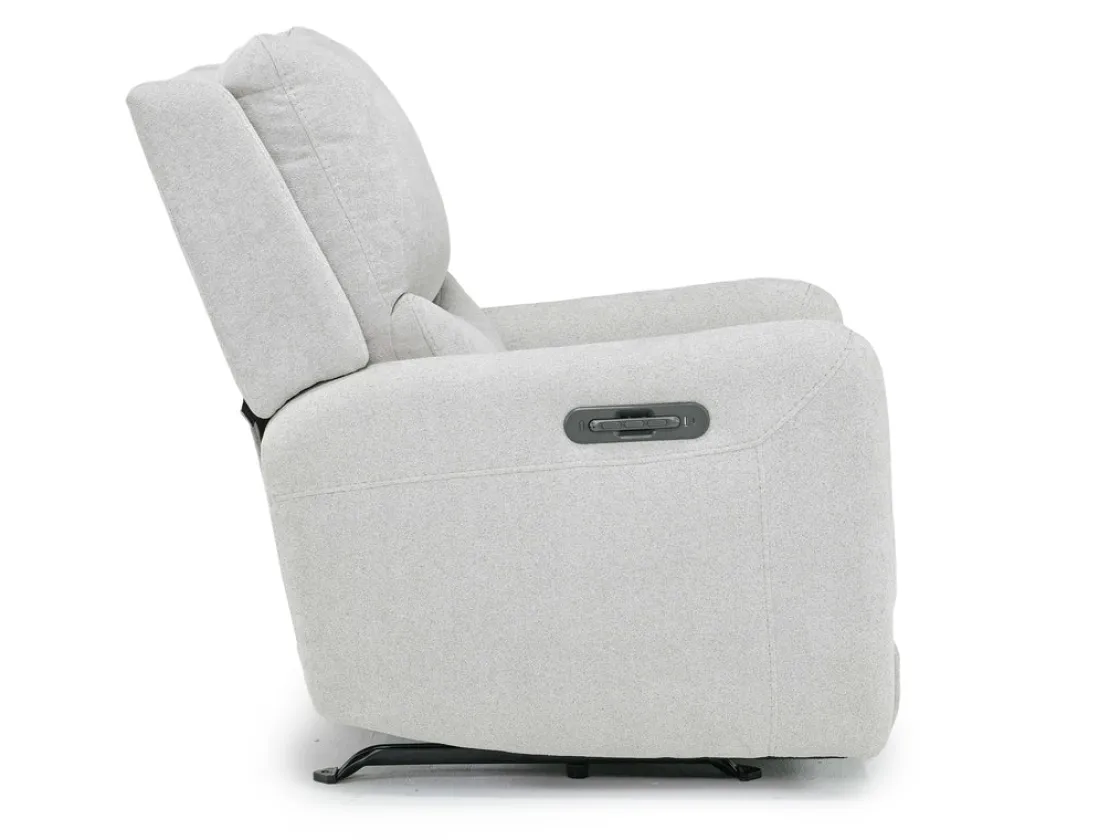 Mor Furniture Palencia 3 Power Rocker Recliner In Trento Charcoal
