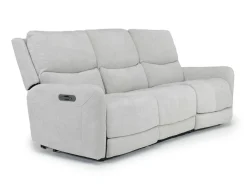 Mor Furniture Palencia 3 Power Sofa & Loveseat In Trento Charcoal
