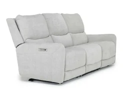 Mor Furniture Palencia 3 Power Sofa In Trento Charcoal