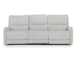 Mor Furniture Palencia 3 Power Sofa In Trento Charcoal