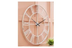 Mor Furniture Paquita Wall Clock In Antique White
