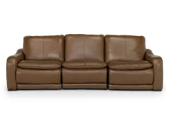Mor Furniture Paradise 2 Power Sofa In Chestnut Leather