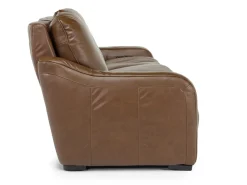 Mor Furniture Paradise 2 Power Sofa In Chestnut Leather