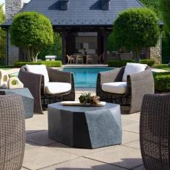 Mor Furniture Parra Outdoor Coffee Table In White