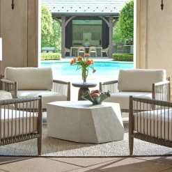 Mor Furniture Parra Outdoor Coffee Table In White