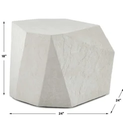 Mor Furniture Parra Outdoor End Table In Gray